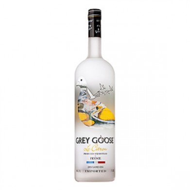 Grey Goose Lemon Vodka, France 80 proof 750ml - SEND Liquor